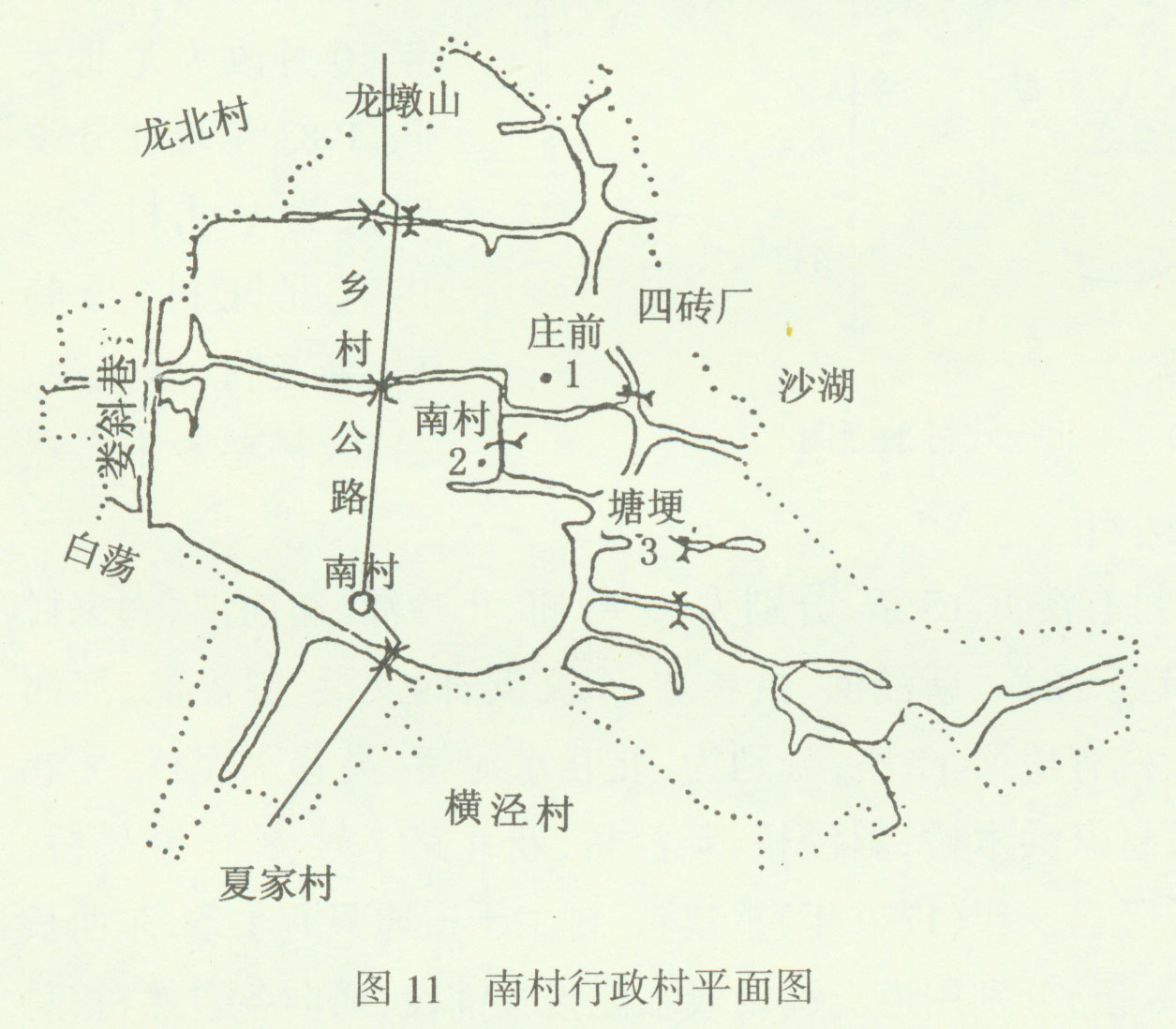 地理位置 南村行政村位于斜塘镇北,距镇机关驻地3.9公里.